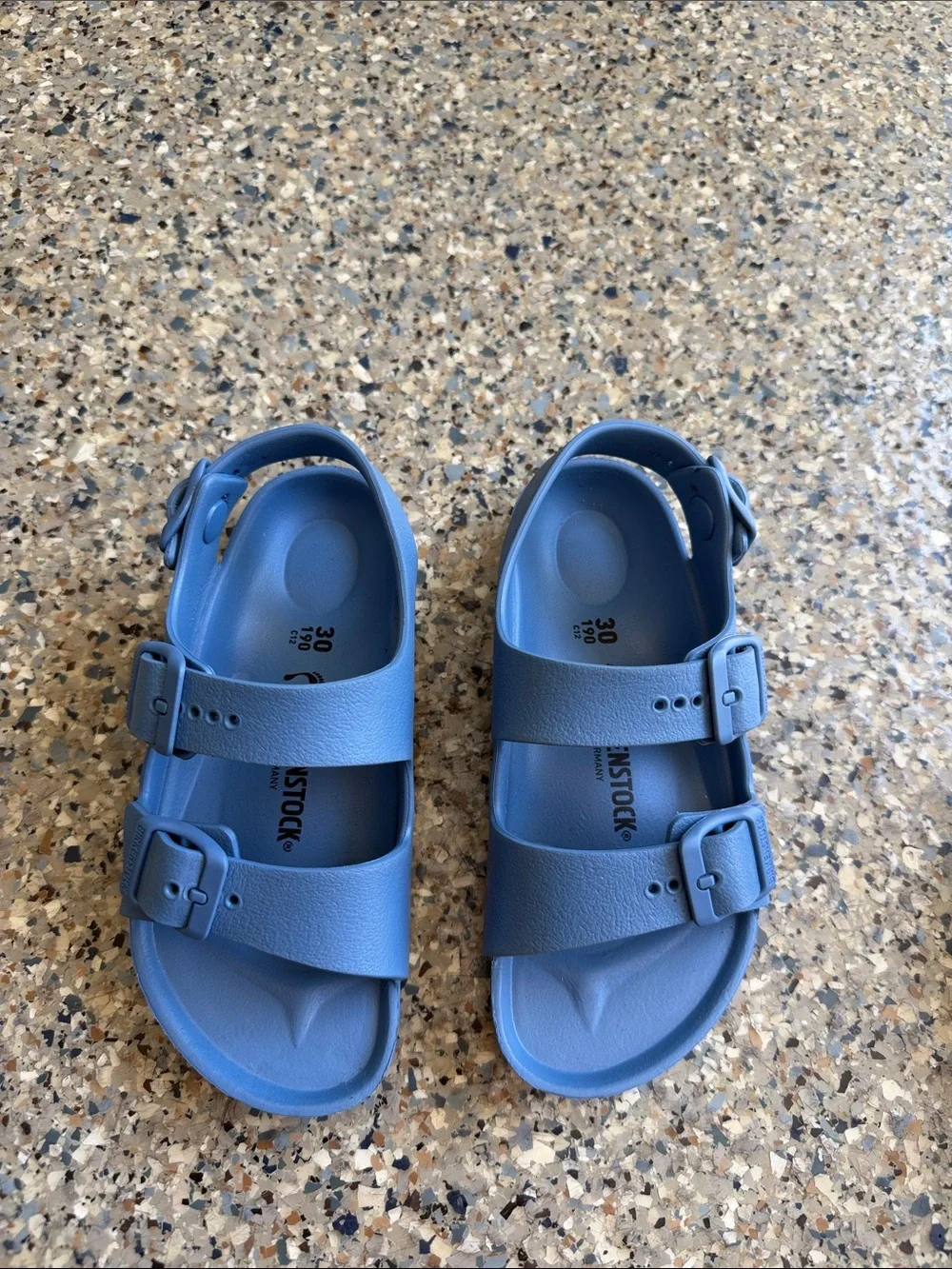 Birkenstock Kids Light Blue EVA Two-Strap Sandals